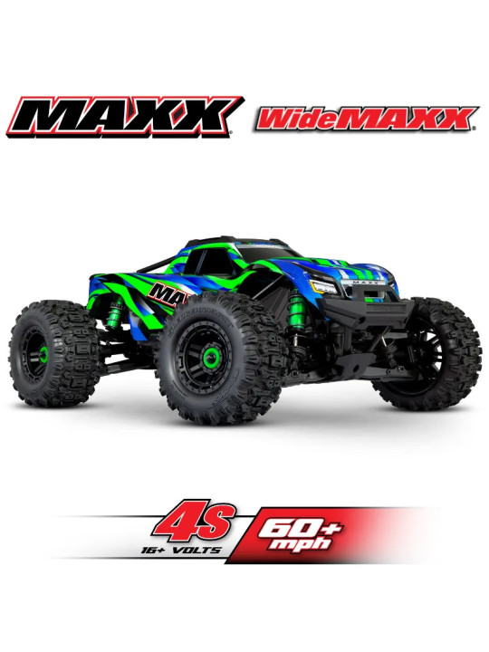 TRAXXAS MAXX 4X4 WIDEMAXX 4S BRUSHLESS 4WD TQi TSM RTR 89086-4