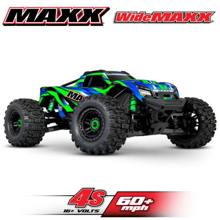 TRAXXAS MAXX 4X4 WIDEMAXX 4S BRUSHLESS 4WD TQi TSM RTR 89086-4