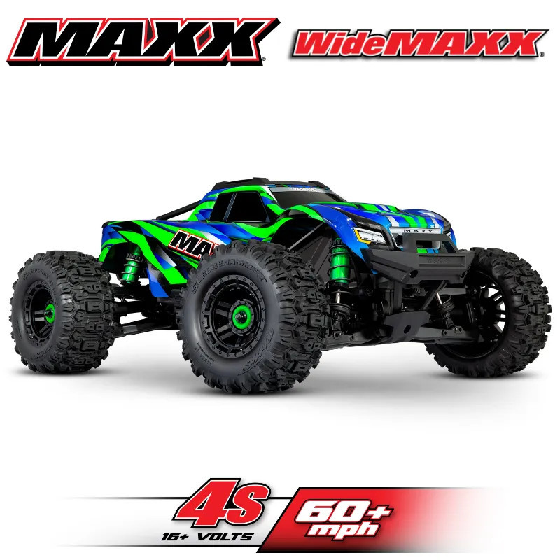 TRAXXAS MAXX 4X4 WIDEMAXX 4S BRUSHLESS 4WD TQi TSM RTR 89086-4