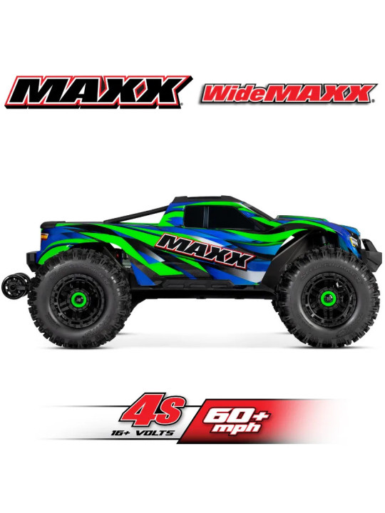 TRAXXAS MAXX 4X4 WIDEMAXX 4S BRUSHLESS 4WD TQi TSM RTR 89086-4