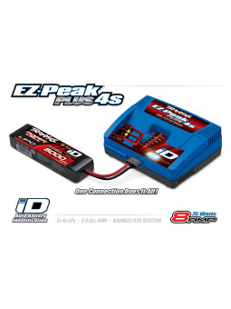 TRAXXAS EZ-PEAK PLUS 4S 8-AMP NIMH/LIPO FAST CHARGER 2981G