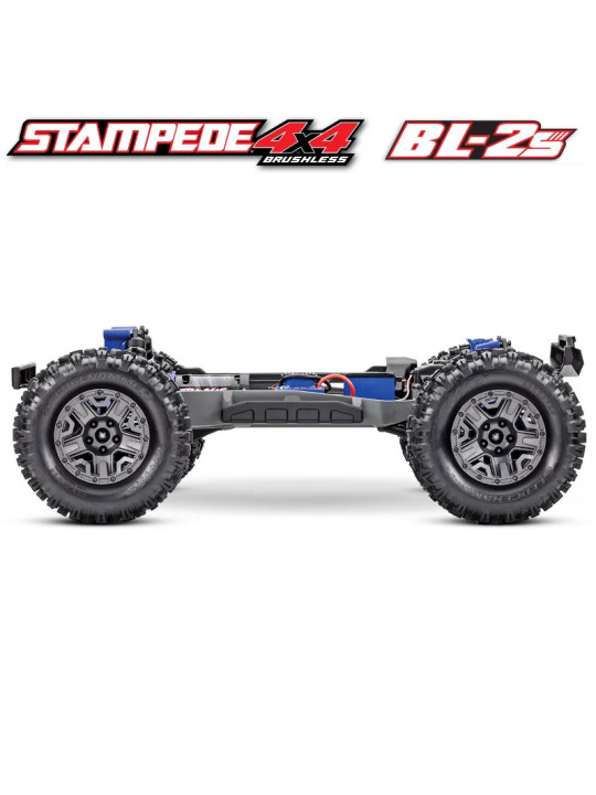 TRAXXAS STAMPEDE 4X4 BRUSHLESS BL-2S MONSTER TRUCK 1/0 RTR 67154-4