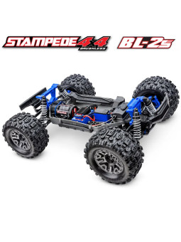 TRAXXAS STAMPEDE 4X4 BRUSHLESS BL-2S MONSTER TRUCK 1/0 RTR 67154-4