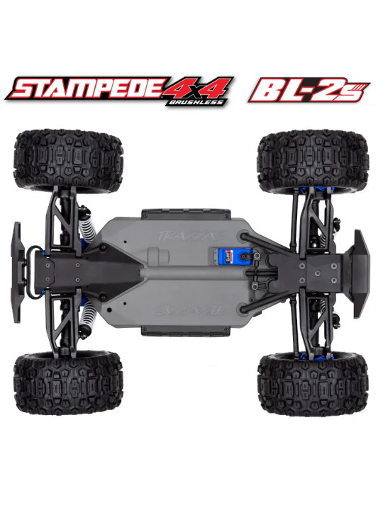 TRAXXAS STAMPEDE 4X4 BRUSHLESS BL-2S MONSTER TRUCK 1/0 RTR 67154-4