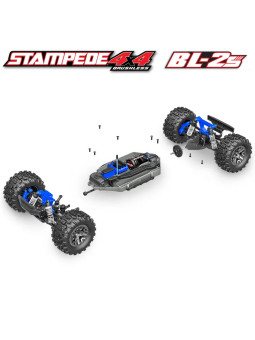 TRAXXAS STAMPEDE 4X4 BRUSHLESS BL-2S MONSTER TRUCK 1/0 RTR 67154-4