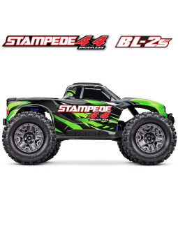 TRAXXAS STAMPEDE 4X4 BRUSHLESS BL-2S MONSTER TRUCK 1/0 RTR 67154-4