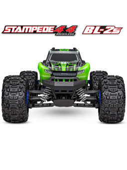 TRAXXAS STAMPEDE 4X4 BRUSHLESS BL-2S MONSTER TRUCK 1/0 RTR 67154-4