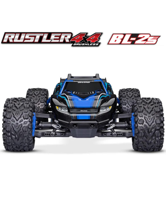 TRAXXAS RUSTLER 4X4 BRUSHLESS BL-2S STADIUM TRUCK 1/0 RTR 67164-4