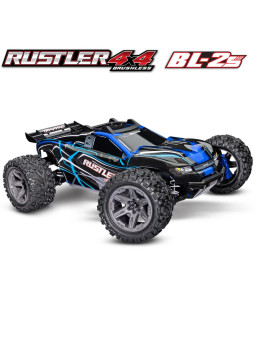 TRAXXAS RUSTLER 4X4 BRUSHLESS BL-2S STADIUM TRUCK 1/0 RTR 67164-4