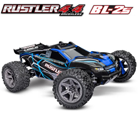 TRAXXAS RUSTLER 4X4 BRUSHLESS BL-2S STADIUM TRUCK 1/0 RTR 67164-4