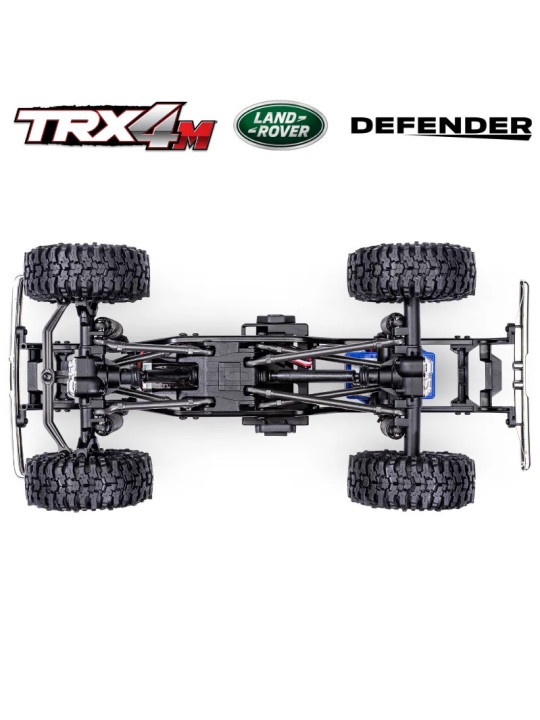 TRAXXAS TRX-4M LAND ROVER DEFENDER MICRO ROCK CRAWLER 1/18 RTR 97054-1
