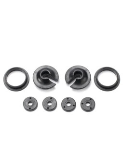 TRAXXAS SPRING RETAINERS UPPER & LOWER (2) / PISTON HEAD SET (2-HOLE (2) / 3-HOLE (2) 3768