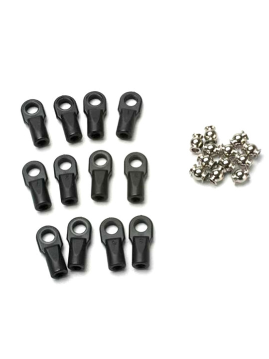 TRAXXAS ROD ENDS, REVO (LARGE) WITH HOLLOW BALLS (12) 5347