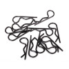 TRAXXAS CLIPS DE CARROSSERIE NOIR 1/16 TAILLE STANDARD (12) LONG. 20MM 1834A