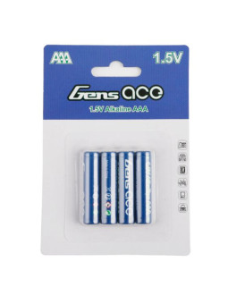 GENS ACE PILES ALCALINE AAA 1.5V R3 (4PCS) GE0-AAA