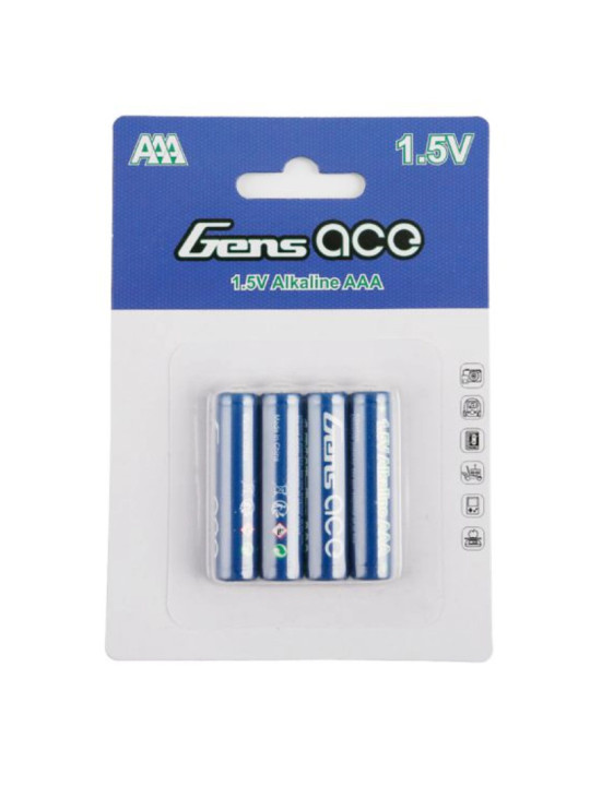 GENS ACE PILES ALCALINE AAA 1.5V R3 (4PCS) GE0-AAA