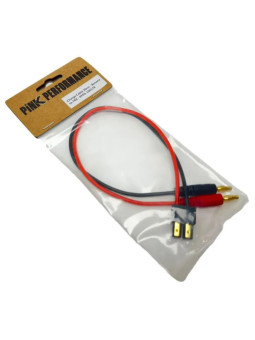 PINK PERFORMANCE CHARGE CABLE 30CM - BANANA TO TRX PP0-1001TR