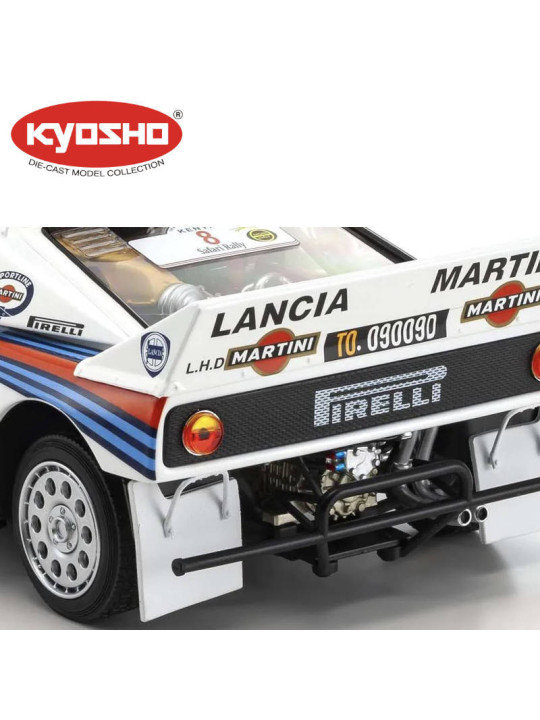 KYOSHO DIE CAST 1:18 LANCIA RALLY 037 A.BETTEGA SAFARI RALLY 1985 NR.8 KS08306J