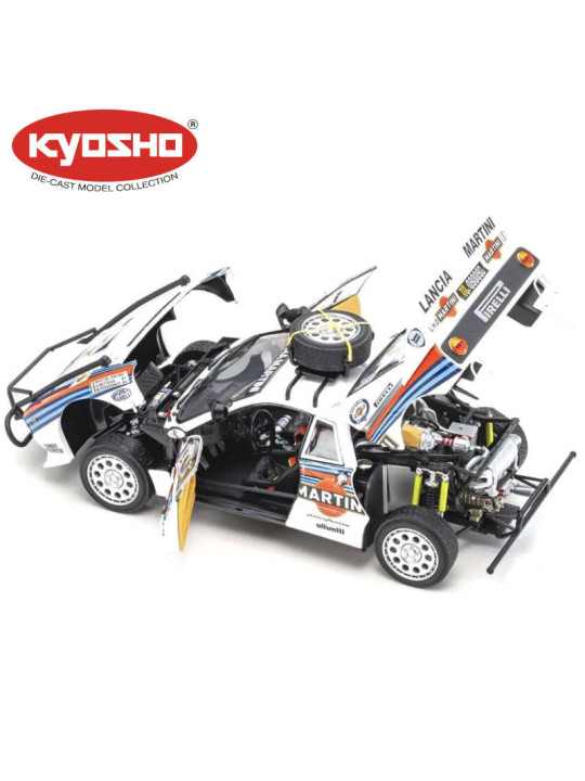 KYOSHO DIE CAST 1:18 LANCIA RALLY 037 A.BETTEGA SAFARI RALLY 1985 NR.8 KS08306J