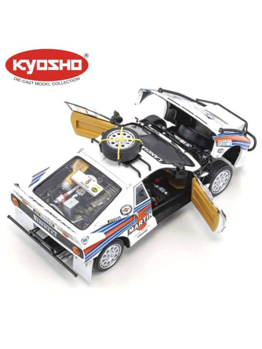 KYOSHO DIE CAST 1:18 LANCIA RALLY 037 A.BETTEGA SAFARI RALLY 1985 NR.8 KS08306J