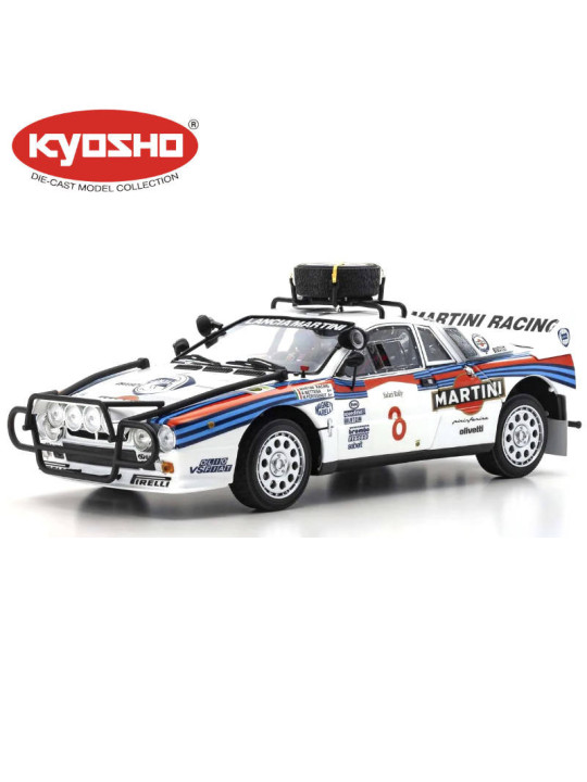KYOSHO DIE CAST 1:18 LANCIA RALLY 037 A.BETTEGA SAFARI RALLY 1985 NR.8 KS08306J