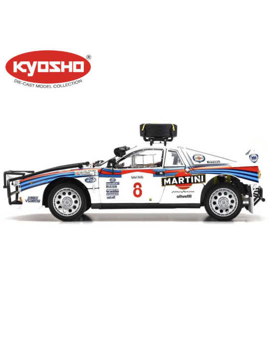 KYOSHO DIE CAST 1:18 LANCIA RALLY 037 A.BETTEGA SAFARI RALLY 1985 NR.8 KS08306J