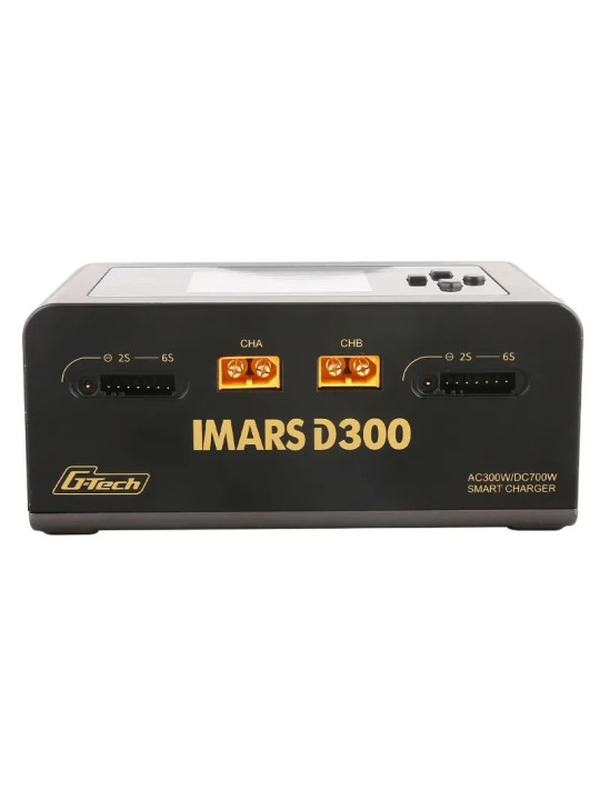 GENS ACE CHARGER IMARS D300 DUAL CHANNEL 300W (EU) BLACK GEA300WDUAL-EB