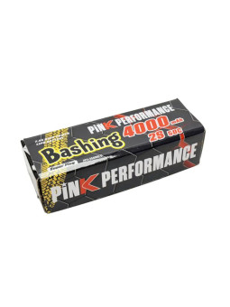 PINK PERFORMANCE BATTERIE BASHING LIPO 2S 7.4V-4000-50C (DEANS) PP3-2S4000-D