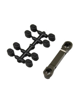 KYOSHO SUSPENSION HOLDER RB6 (RF) ALUMINIUM - GUN METAL UMW705B