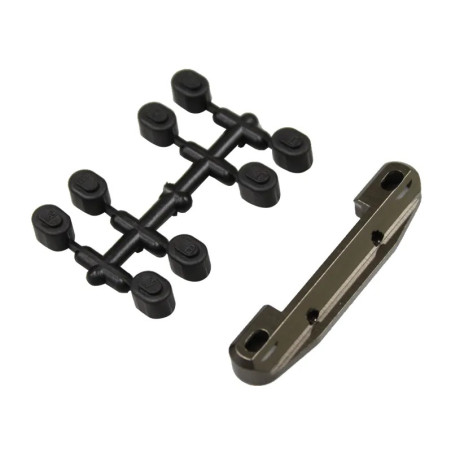 KYOSHO SUSPENSION HOLDER RB6 (RR-RWD) ALUMINIUM - GUN METAL UMW706