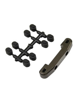 KYOSHO SUSPENSION HOLDER RB6-RB7 (RR-MID) ALUMINIUM - GUN METAL UMW707