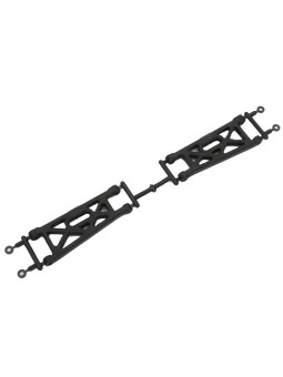 KYOSHO FRONT SUSPENSION ARM SET RB6 - CARBON COMPOSITE UMW710