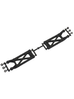 KYOSHO TRIANGLES DE SUSPENSION ARRIERE RB6 - CARBONE COMPOSITE UMW711B