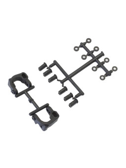 KYOSHO FRONT HUB CARRIER SET RB6-RB7 - CARBON COMPOSITE UMW713