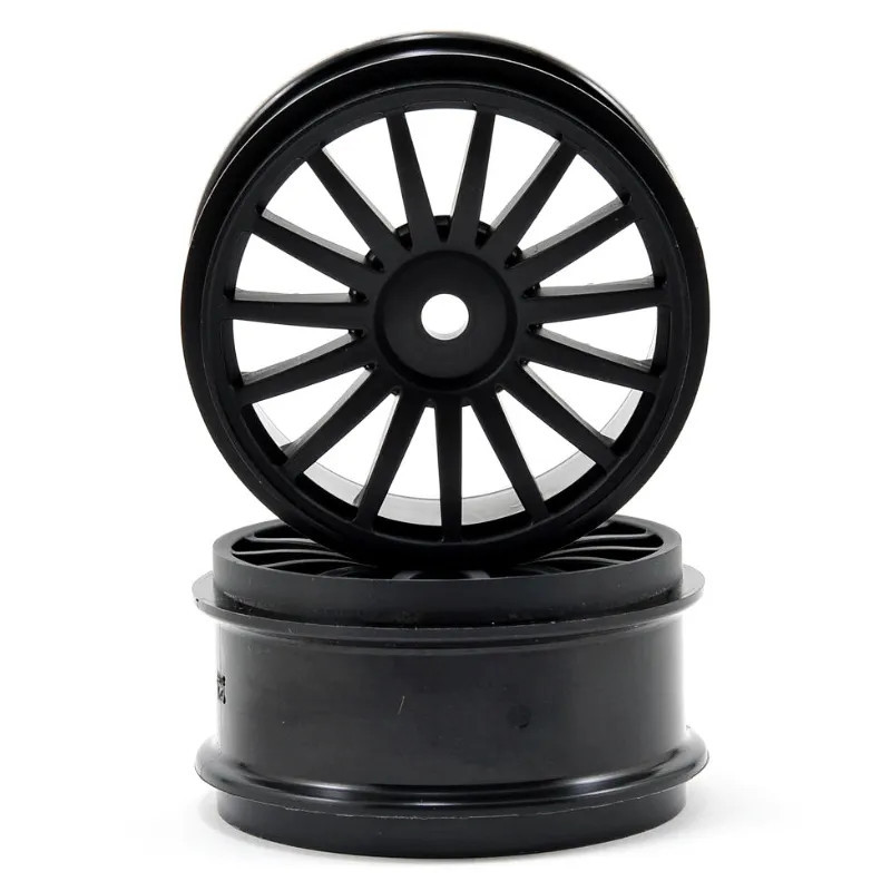 KYOSHO WHEEL DRX (15 SPOKE/BLACK) (2) TRH121BK