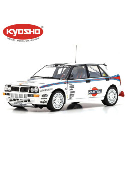KYOSHO DIE CAST 1:18 LANCIA DELTA HF INTEGRALE EVOLUZIONE TEST CAR 1992 KS08348G