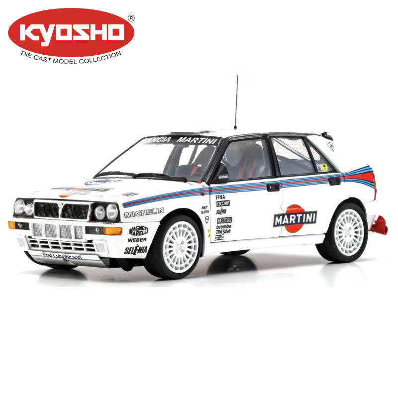 KYOSHO DIE CAST 1:18 LANCIA DELTA HF INTEGRALE EVOLUZIONE TEST CAR 1992 KS08348G