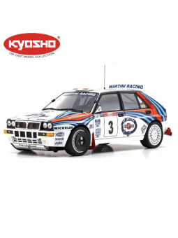 KYOSHO DIE CAST 1:18 LANCIA DELTA HF INTEGRALE EVOLUZIONE MARTINI 1992 NR.3 KS08348H