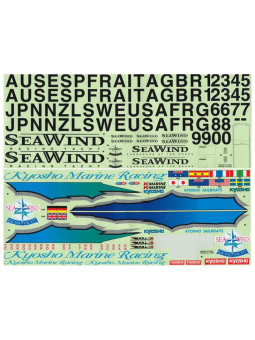 KYOSHO DECAL SHEET - SEAWIND SW13