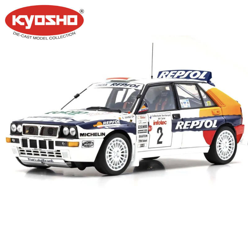 KYOSHO DIE CAST 1:18 LANCIA DELTA HF INTEGRALE EVOLUZIONE REPSOL 1993 NR.2 KS08348J