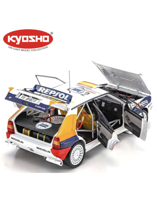 KYOSHO DIE CAST 1:18 LANCIA DELTA HF INTEGRALE EVOLUZIONE REPSOL 1993 NR.2 KS08348J