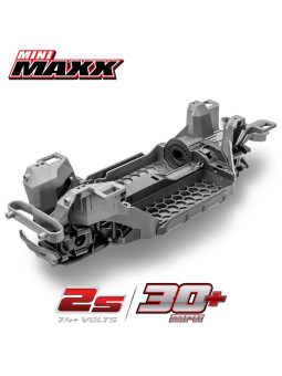 TRAXXAS MINI MAXX BL-2S W/BATTERY / CHARGER USB TQ 2.4 GHZ RTR 107154-1