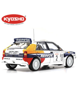 KYOSHO DIE CAST 1:18 LANCIA DELTA HF INTEGRALE EVOLUZIONE REPSOL 1993 NR.2 KS08348J