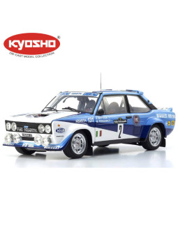 KYOSHO DIE CAST 1:18 FIAT 131 ABARTH A.BETTEGA WINNER PIANCAVALLO 1981 NR.2 KS08376F