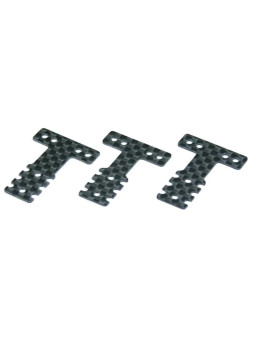 KYOSHO CARBON REAR SUSPENSION PLATE SET MINI-Z MR03 MM-LM (3) MZW403