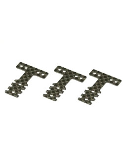 KYOSHO CARBON REAR SUSPENSION PLATE SET MINI-Z MR03 MM-LM (3) SOFT MZW403S