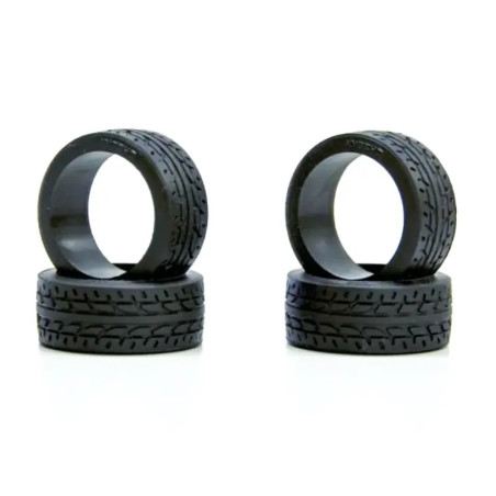 KYOSHO MINI-Z RACING RADIAL TYRES 40 SHORE - NARROW(4) MZW37-40