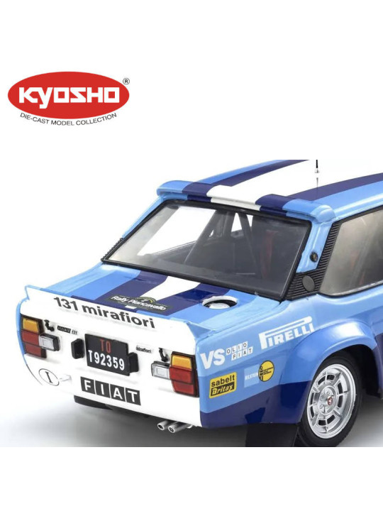 KYOSHO DIE CAST 1:18 FIAT 131 ABARTH A.BETTEGA WINNER PIANCAVALLO 1981 NR.2 KS08376F