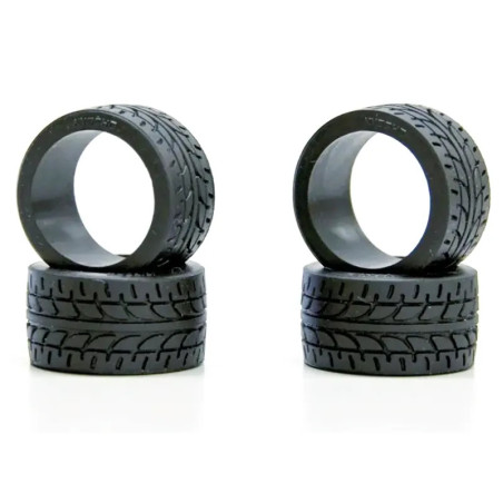 KYOSHO MINI-Z RACING RADIAL TYRES 20 SHORE - WIDE (4) MZW38-20B