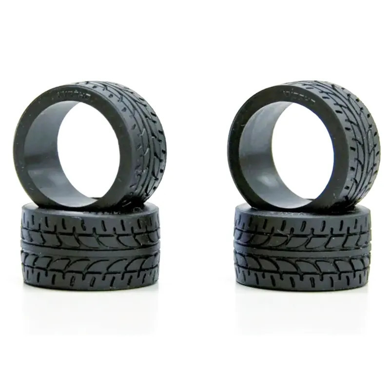 KYOSHO MINI-Z RACING RADIAL TYRES 20 SHORE - WIDE (4) MZW38-20B
